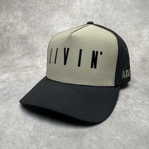All American Roughneck AAR Performance Trucker Hat LIVIN' Adjustable Gym Workout